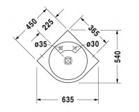 LAVABO RINCONERO ARCHITEC DURAVIT